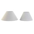 Pikkukuva 1 / 3: Lampunvarjostin Home ESPRIT Pellava Metalli 45 x 45 x 21 cm (2 osaa)