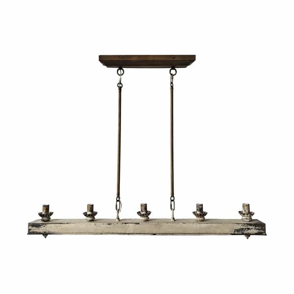 Kattolamppu DKD Home Decor Kuusi Metalli Vintage (111,5 x 12 x 88 cm)