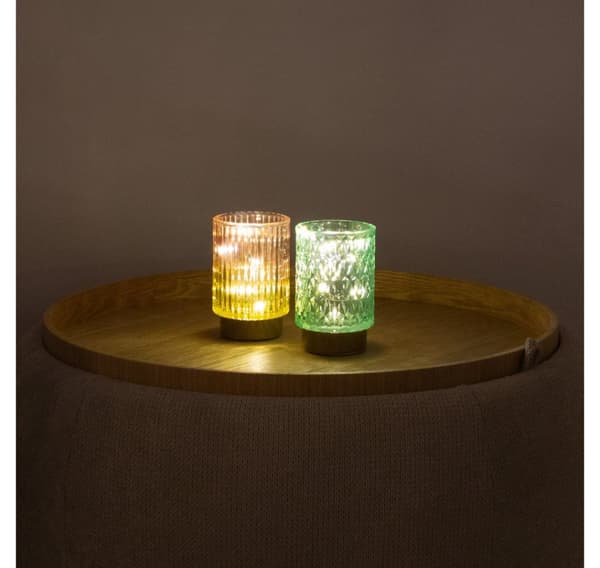 LED-lys WINGS AMBER H13cm flerfarvet, med taimer