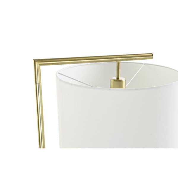 Golvlampa DKD Home Decor 35 x 44 x 159 cm Gyllene Metall Vit 220 V 50 W