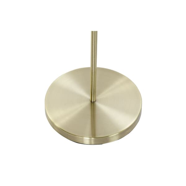 Golvlampa DKD Home Decor 35 x 25 x 167 cm Glas Gyllene Metall Transparent 220 V 50 W