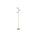 Miniatyrbilde 1 av 5: Gulvlampe DKD Home Decor 35 x 25 x 167 cm Krystall Gyllen Metall Gjennomsiktig 220 V 50 W