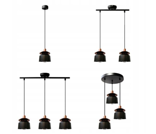 Moderne industriel retro hængelampe Andromeda 2687/ZB-3