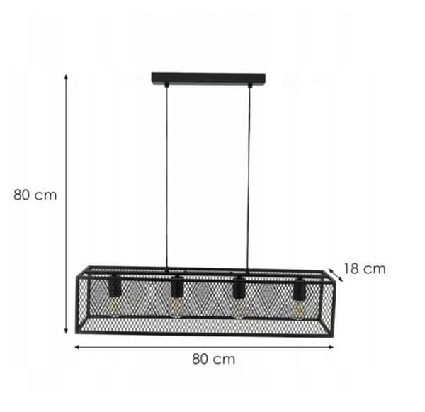 Moderne hængelampe Loft Horus Plus 2893/ZB-4