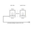 Moderne Loft-skrivebordslamper Horus 2869/LSN-B-1