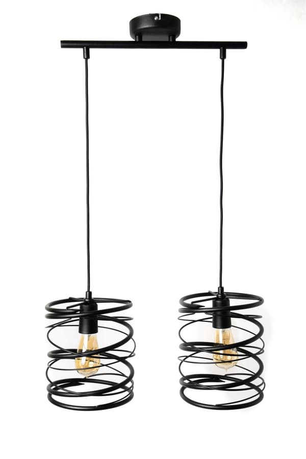 Moderna Loftfjäderhängande lampor 2784/ZB-1 SVART