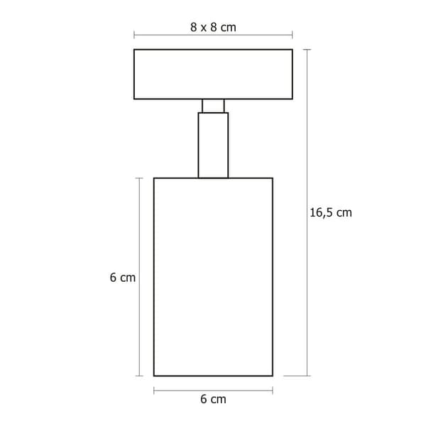 MODERNA LOFT HÄNGLAMPOR TUBA 1 06/1C