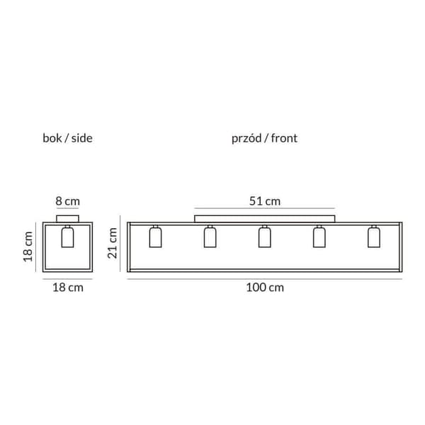 Moderne loftslampe Loft Horus Plus 2915/ZB-5