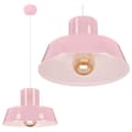 Miniatyrbild 5 av 10: POLLY 1 Hänglampa - Industriell, metall, rosa 1xE27