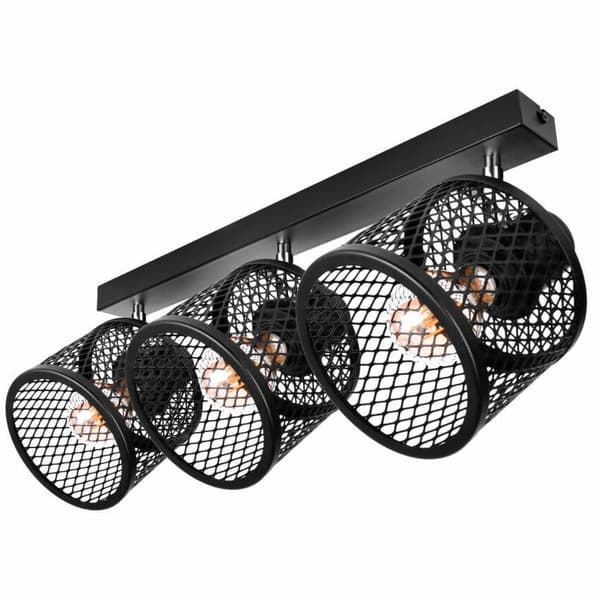 KORG 3 Tak- och vägglampa - Industriell, metall, 3xE27