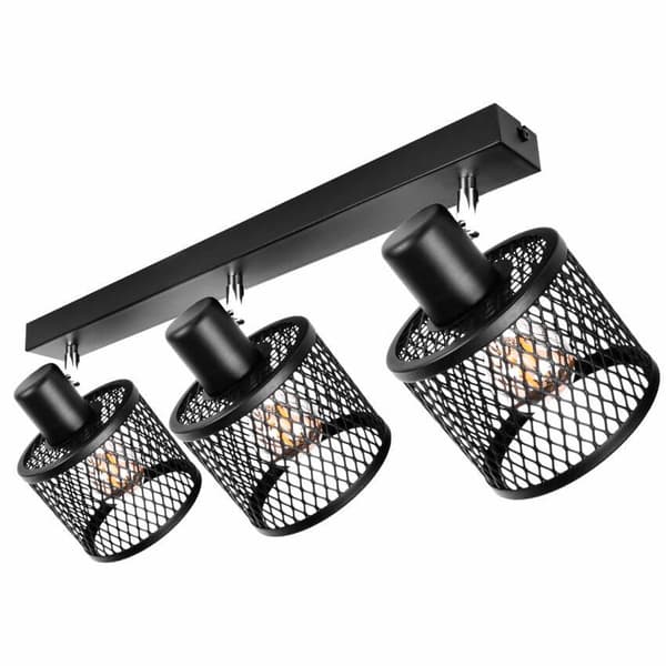 KORG 3 Tak- och vägglampa - Industriell, metall, 3xE27