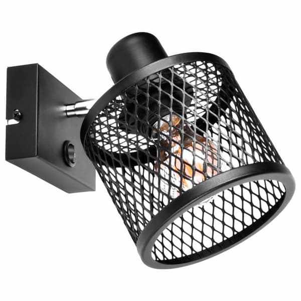 KORG 1 Vägglampa, Vägglampa - Industriell, svart, 1xE27