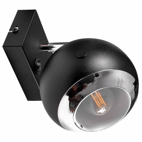 OLAF 1 Vägglampa svart