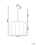 Miniatyrbilde 3 av 10: Pendellampe Hvit Nylonskjerm Lykteinspirert form Moderne design Belysning Hengelampe