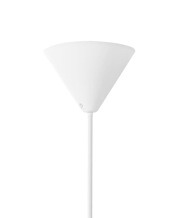 Pendellampe Hvit Nylonskjerm Lykteinspirert form Moderne design Belysning Hengelampe