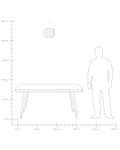 Miniatyrbilde 10 av 10: Pendellampe Hvit Nylonskjerm Lykteinspirert form Moderne design Belysning Hengelampe
