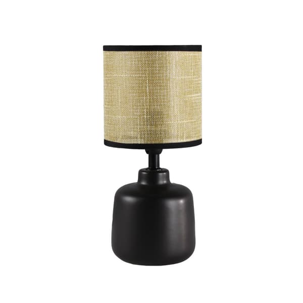 Bordslampa Versa Svart Keramik 18 x 34 x 18 cm