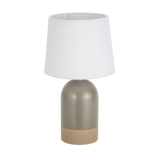 Pöytälamppu Versa Duo Pellava Keraminen 40 W 18 x 32,5 cm