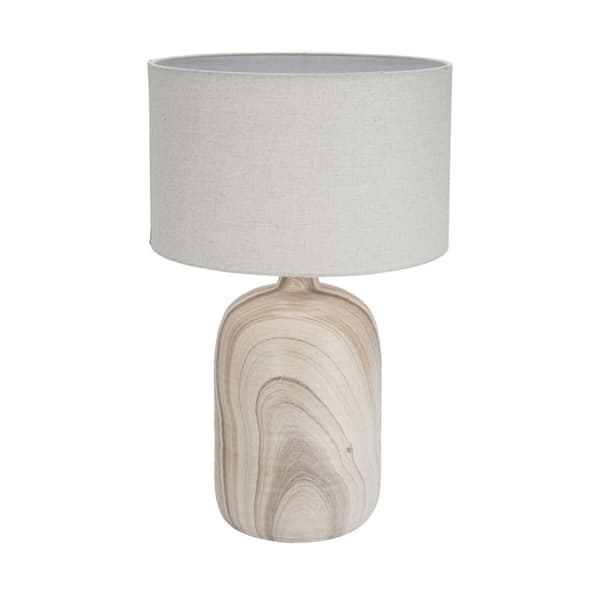 Bordslampa Versa linne Keramik 40 W 32,5 x 52 cm Rustik