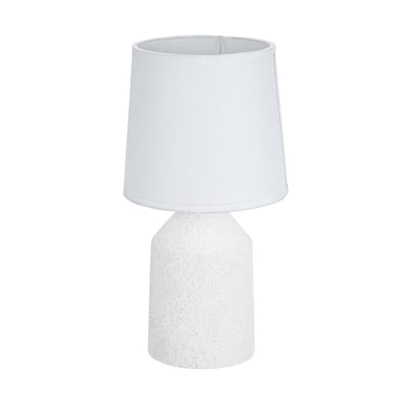 Bordslampa Versa Avalon Bomull Keramik 40 W 16,5 x 31,5 cm