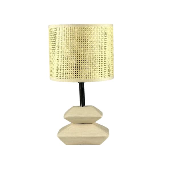 Bordslampa Versa Anis Vit Keramik 16 x 30 x 16 cm
