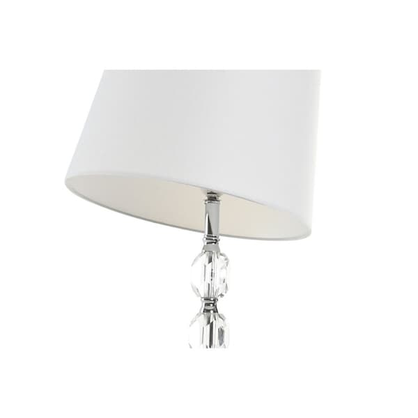 Golvlampa Home ESPRIT Vit Silvrig 50 W 220 V 35 x 35 x 150 cm (3 Delar)