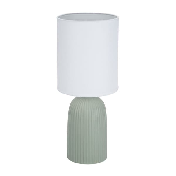 Pöytälamppu Versa Vihreä Puuvilla Keraminen 40 W 15 x 36 cm