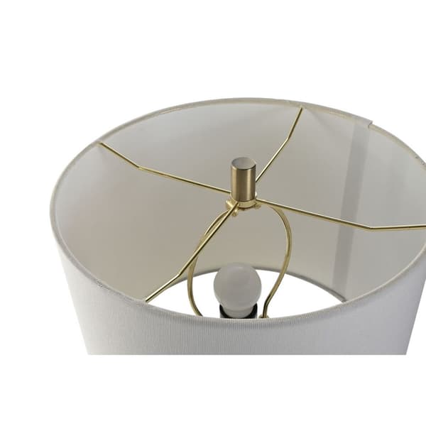 Pöytälamppu Home ESPRIT Valkoinen Kullattu 50 W 220 V