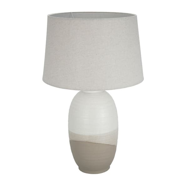 Bordlampe Versa Hør Keramik 40 W 35 x 55 cm
