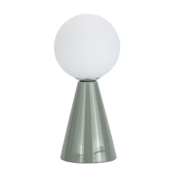 Bordlampe Versa Grøn Keramik Krystal 40 W 10 x 22,5 cm Optisk prisme