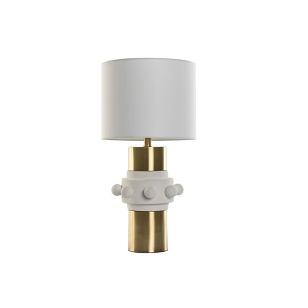 Pöytälamppu Home ESPRIT Valkoinen Kullattu 50 W 220 V