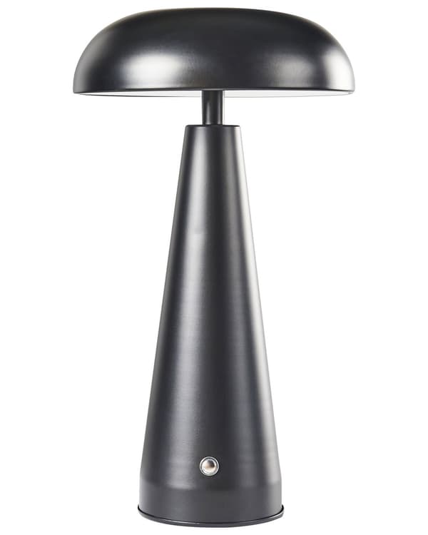 Bordlampe Svart Jern Innendørs Trådløs Dimmer Hjem Lys Moderne Design
