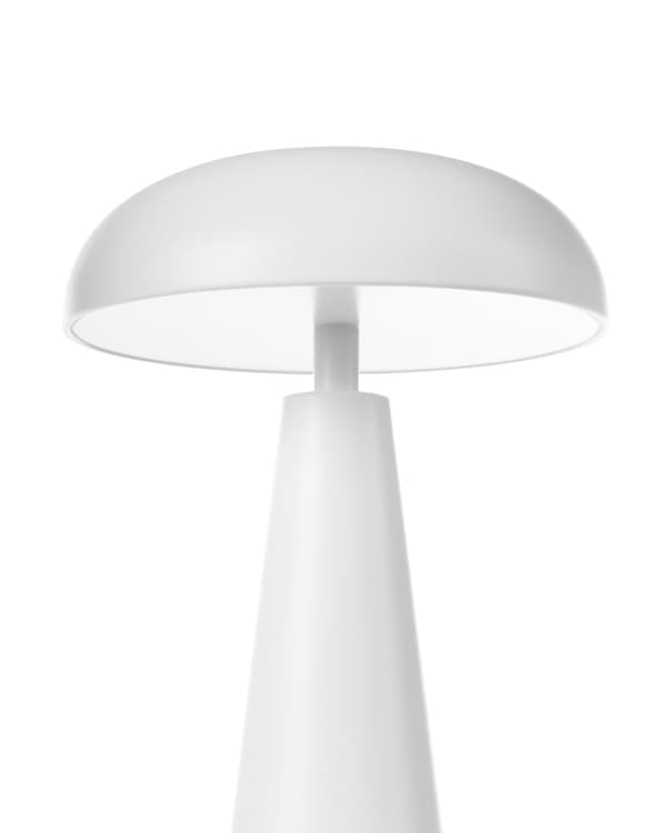 Bordlampe Hvit Jern Innendørs Trådløs Dimmer Hjem Lys Moderne Design