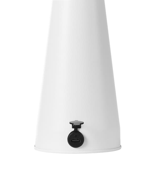 Bordlampe Hvit Jern Innendørs Trådløs Dimmer Hjem Lys Moderne Design