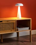 Miniatyrbilde 2 av 9: Bordlampe Hvit Jern Innendørs Trådløs Dimmer Hjem Lys Moderne Design