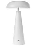 Miniatyrbilde 1 av 9: Bordlampe Hvit Jern Innendørs Trådløs Dimmer Hjem Lys Moderne Design