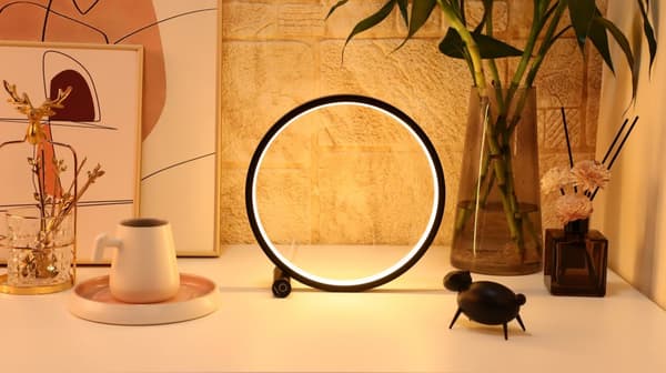 Rund bordslampa HENG Touch 25cm