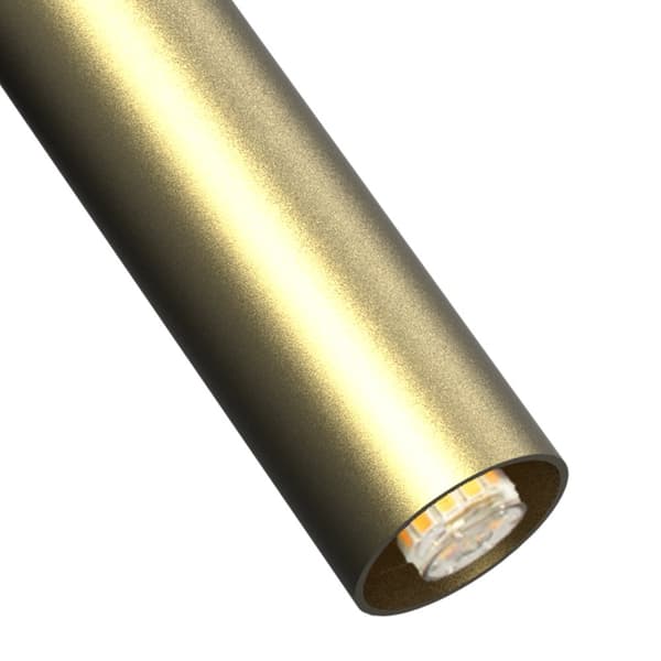 Santi 1xG9 Svart/Guld Vägglampa