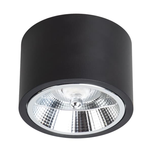 Overflademonteret armatur Redondo Black 1xAR111 GU10