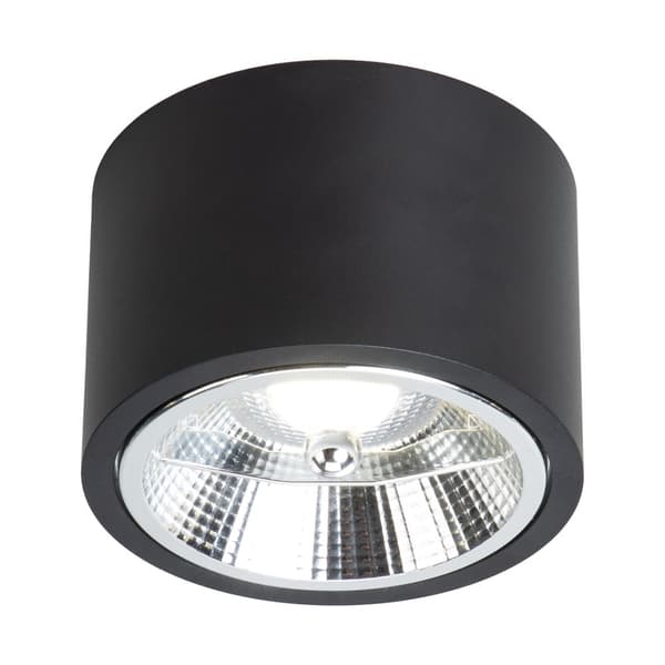 Overflademonteret armatur Redondo Black 1xAR111 GU10