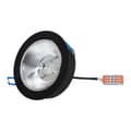 Miniatyrbillede 4 af 9: Indmuret armatur Redondo Black 1xAR111 GU10