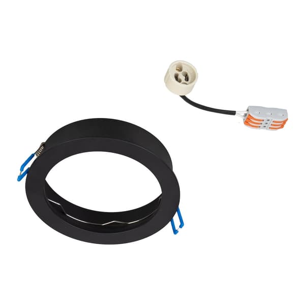Indmuret armatur Redondo Black 1xAR111 GU10