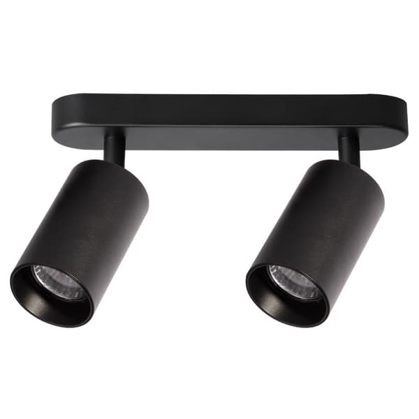 Pipe Spot Black 2xGU10 kiinnike