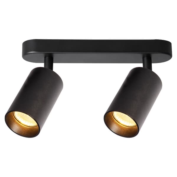 Pipe Spot Black 2xGU10 kiinnike