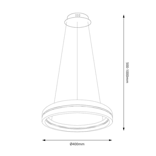 GRAVITY 36W LED hængelampe