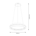 Miniatyrbillede 5 af 6: GRAVITY 36W LED hængelampe