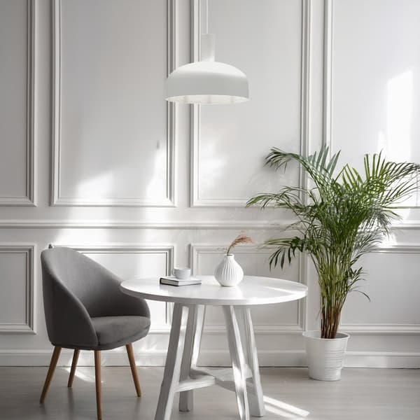 VISBY WHITE hänglampa 1xE27