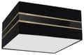 Miniatyrbild 8 av 8: Taklampa Square ULTIMO BLACK 2xE27