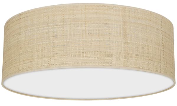 MARSHALL WHITE / RATTAN loftslampe 3xE27 Ø50cm
