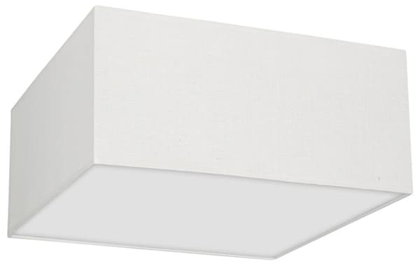 Loftslampe ALBION HVID / BOMULD 2xE27